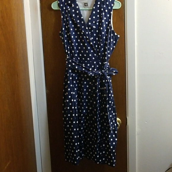 Anne Klein Dresses & Skirts - Anne Klein polka dot dress
